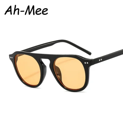 Oval Sunglasses Vintage Punk Sunglasses - Image 5