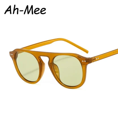 Oval Sunglasses Vintage Punk Sunglasses - Image 2
