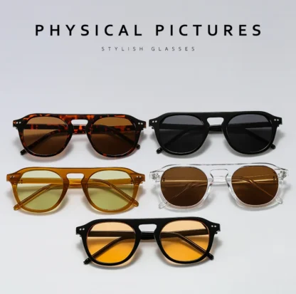 Oval Sunglasses Vintage Punk Sunglasses