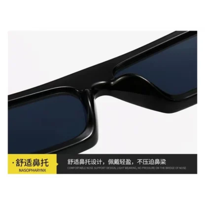 Retro Square Sunglasses Vintage - Image 6