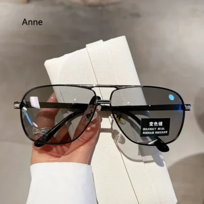 Oversized Vintage Sunglasses Polarized Double Bridged - Image 4