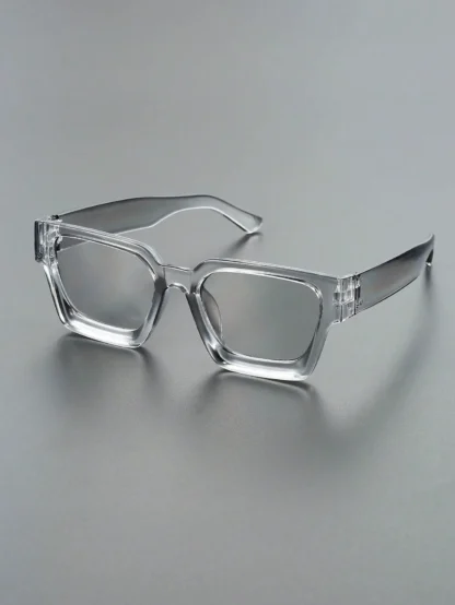 Classic Square Plastic Frame Sunglasses - Image 6