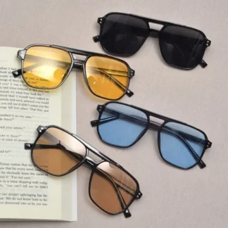 Punk Square Frame Sunglasses