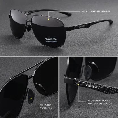 Polarized Aluminum Sunglasses UV400 HD Lens - Image 5