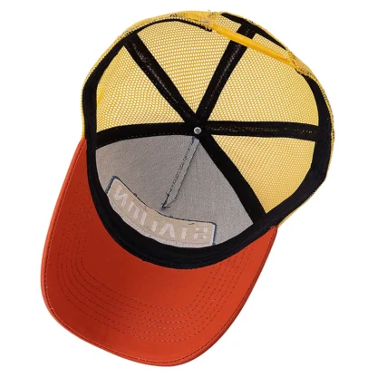 Classic STATION Letter Pattern Mesh Cap - Image 5