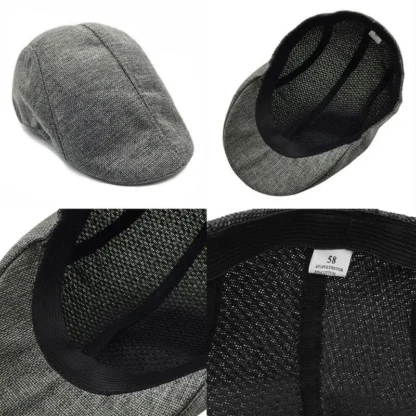 British Classic Vintage Gatsby Cabbie Cap - Image 4