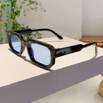 Vintage Rectangle Frame Sunglasses - Image 2