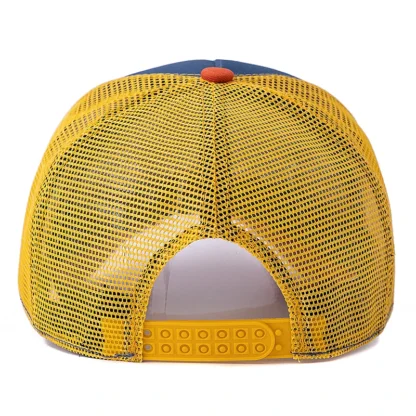Classic STATION Letter Pattern Mesh Cap - Image 6