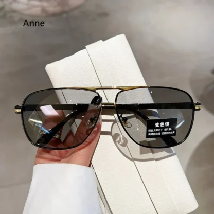 Oversized Vintage Sunglasses Polarized Double Bridged - Image 5