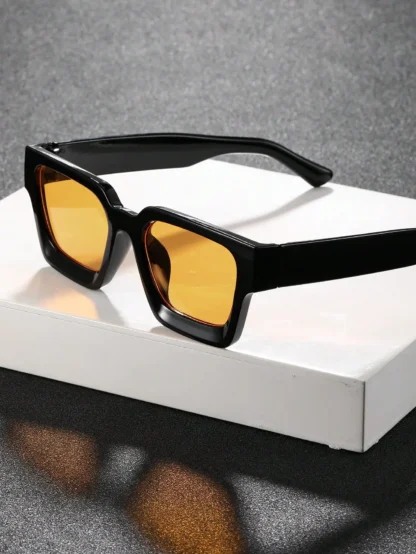 Classic Square Plastic Frame Sunglasses