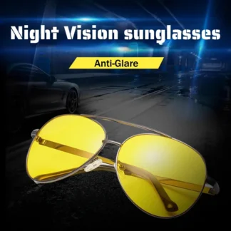 Men's night vision sunglasses, anti-glare metal-framed double-beam glasses as seen in Far Cry 5